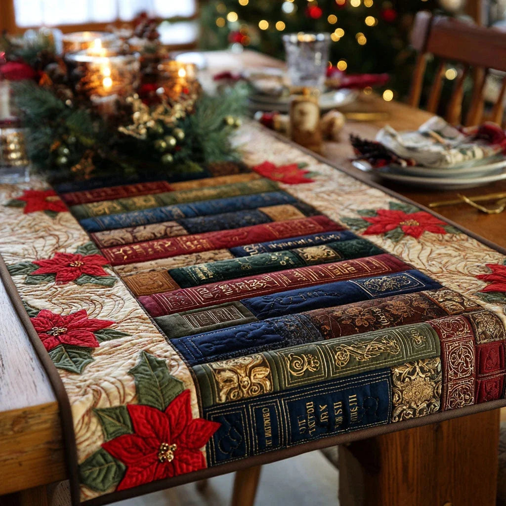 Holiday Tomescape Quilted Table Runner