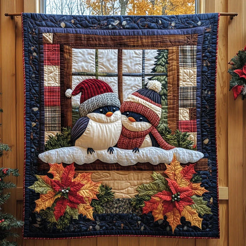 Holly Nest Quilt Blanket