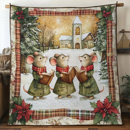 Holly Street Mouse Quilt Blanket