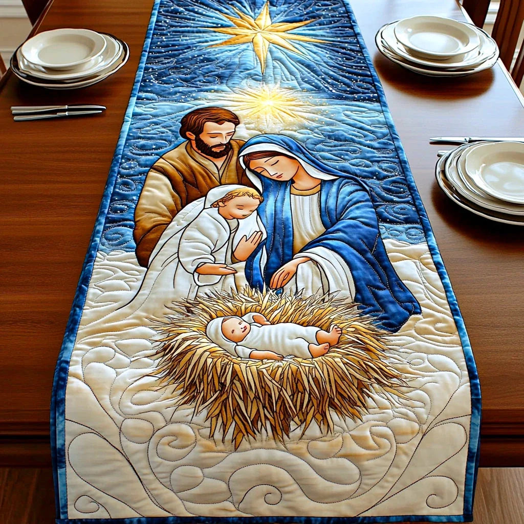 Holy Blessing Quilted Table Runner
