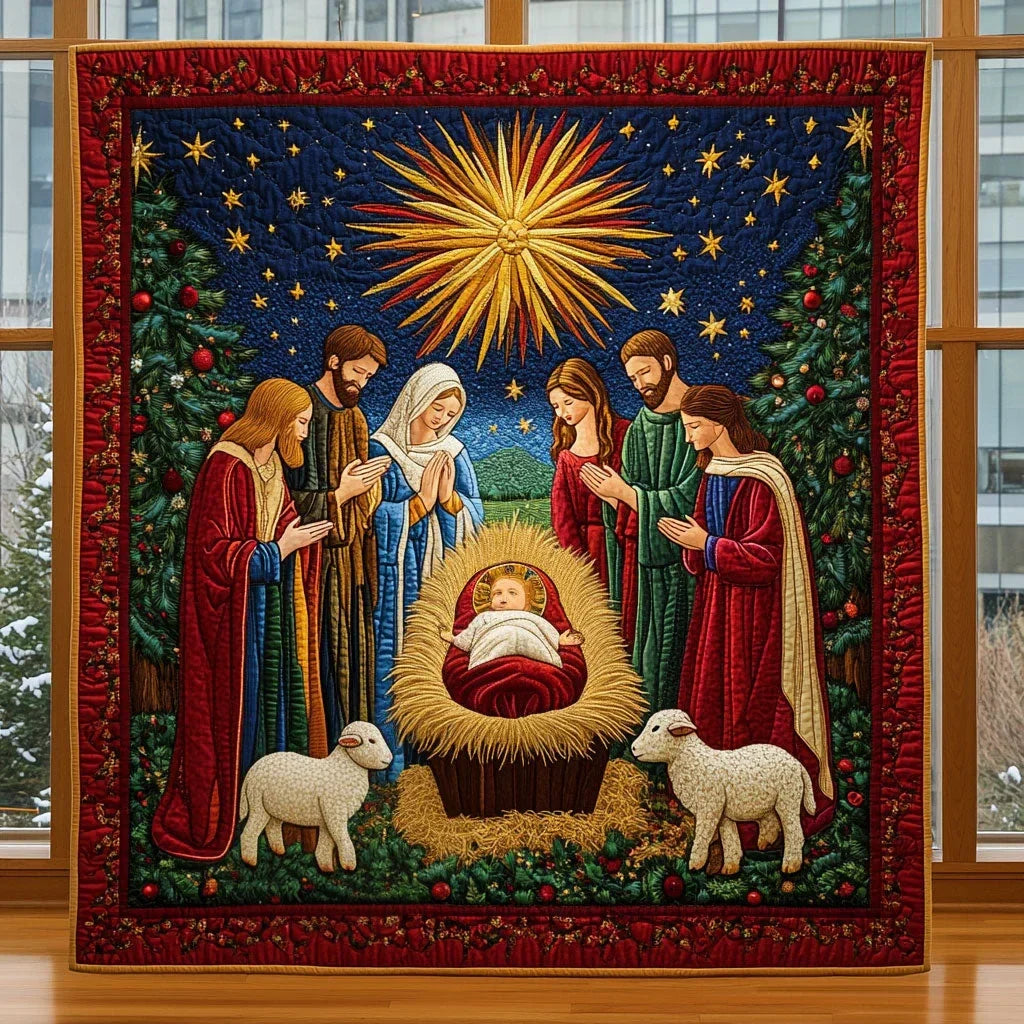 Holy Night Quilt Blanket