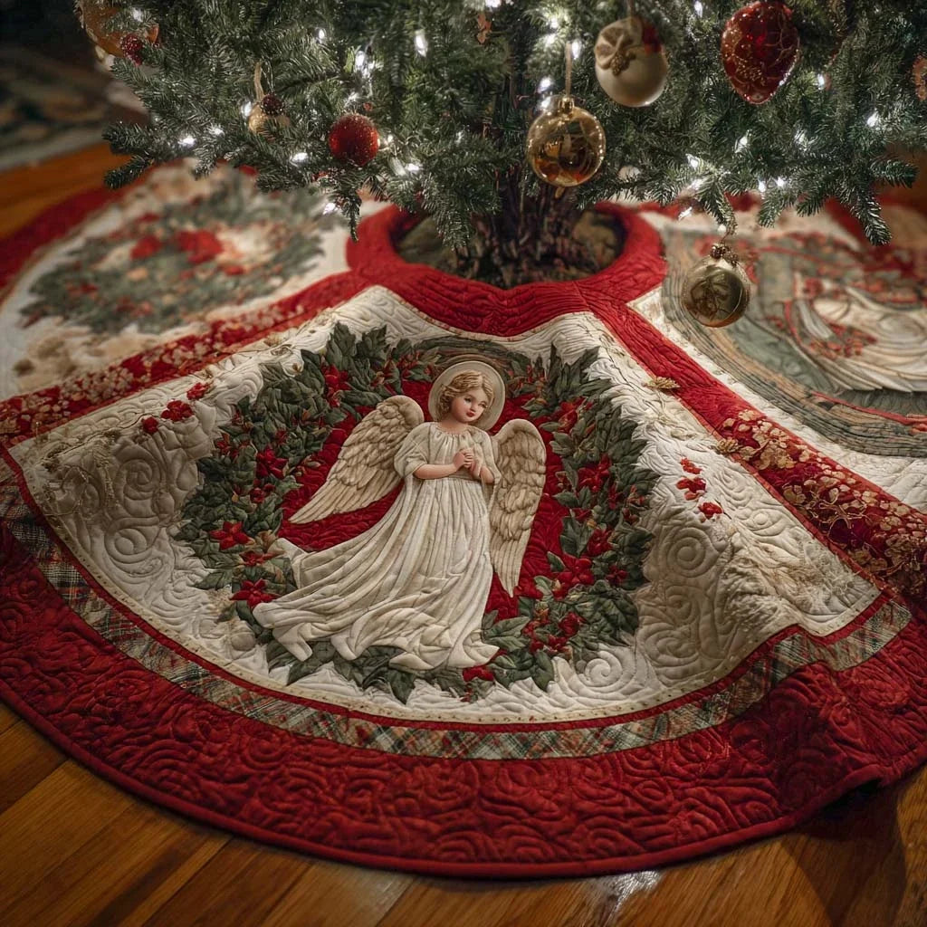 Holy Serenity Quilted Tree Skirt