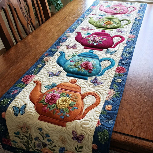 Home Gathering Quilted Table Runner