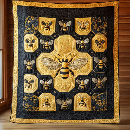 Honey Cells Cp151107cl Quilt Blanket