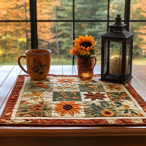 Honey Sun Quilted Table Topper