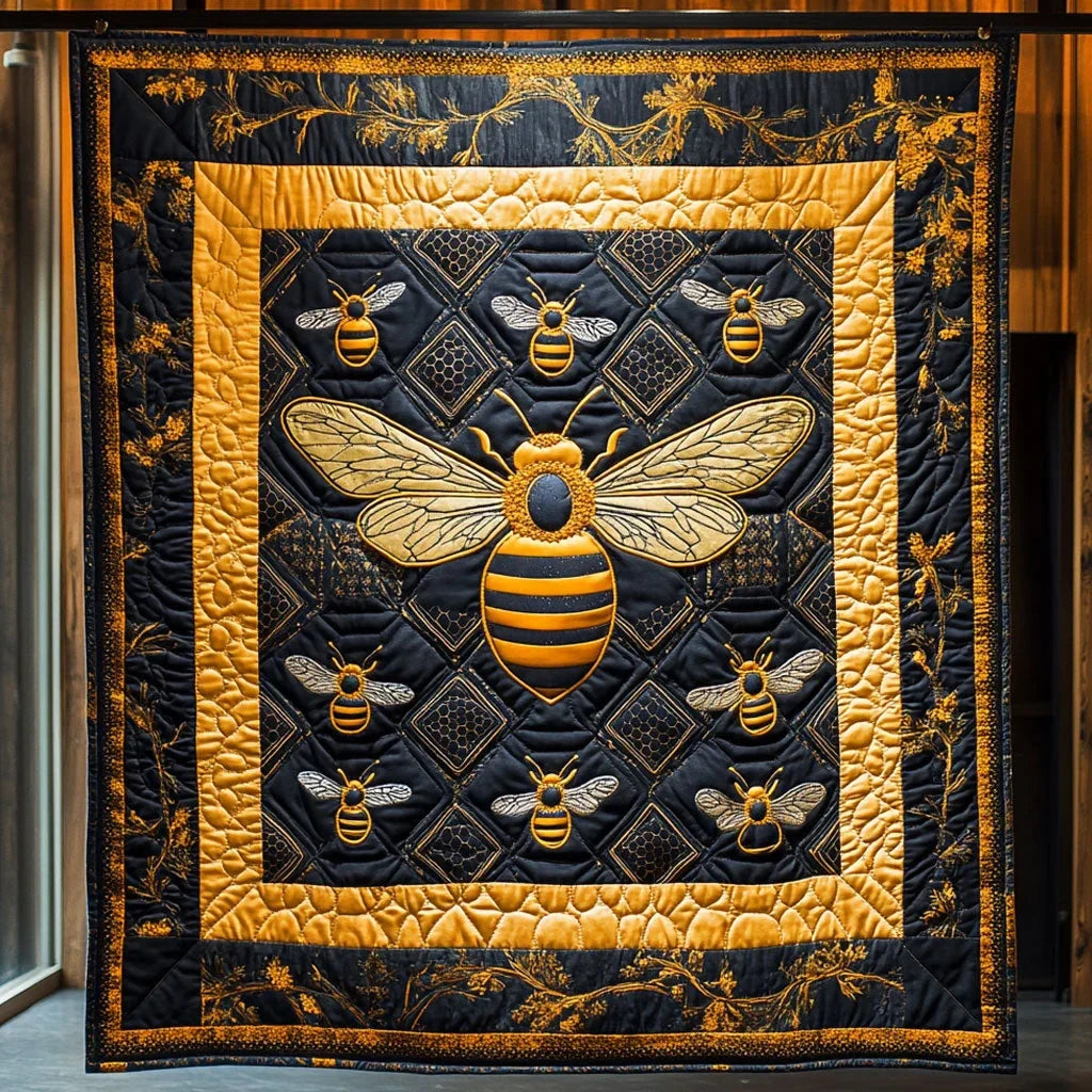 Honeycomb Harmony Quilt Blanket