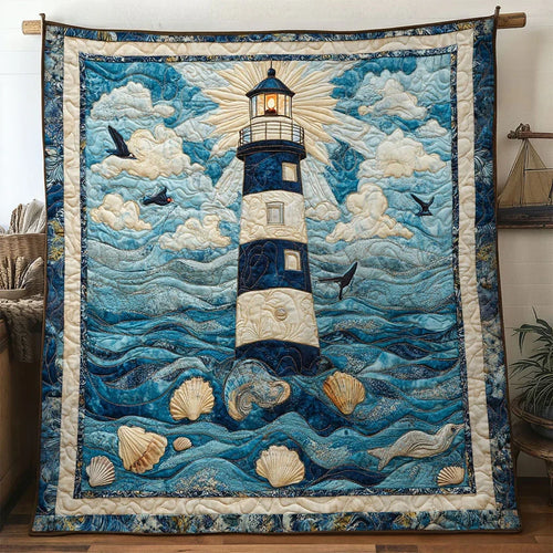 Horizon Lighthouse Quilt Blanket