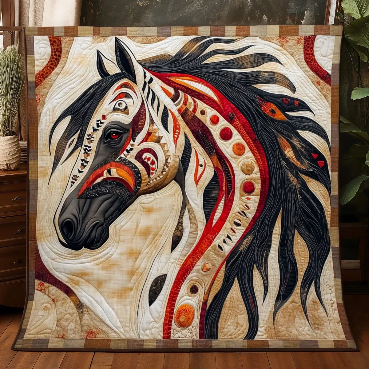 Horse Soul Journey Quilt Blanket