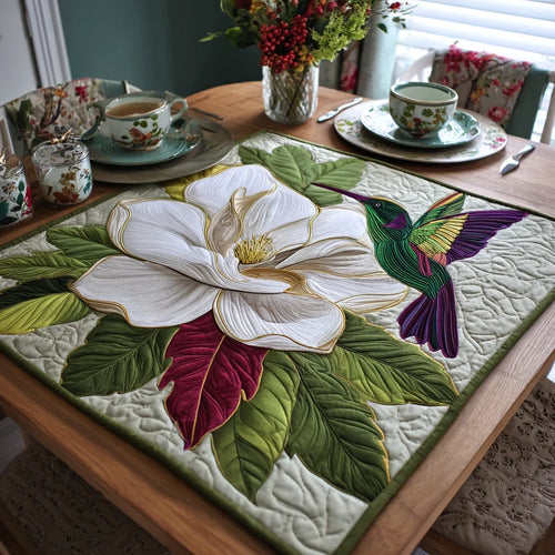 Hummingbird Dream Quilted Table Topper