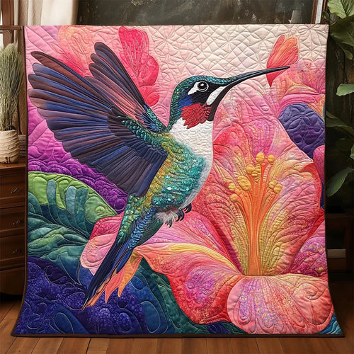 Hummingbird Enchanted Quilt Blanket
