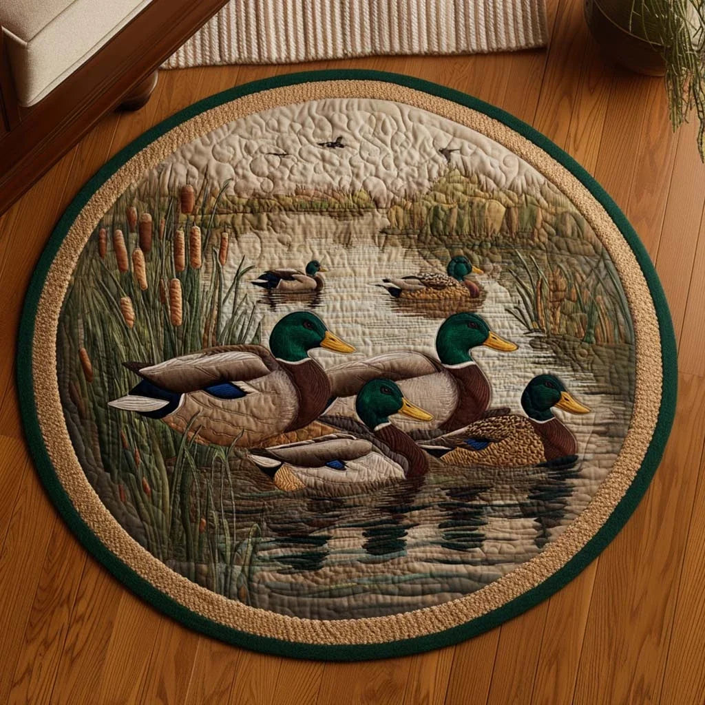 Hunter Dawn Quilted Round Mat