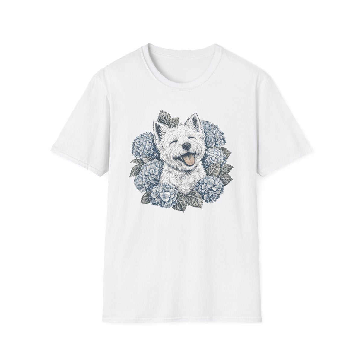 Hydrangea Westie Tee