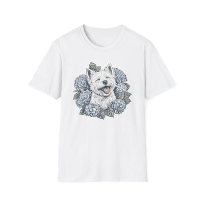Hydrangea Westie Tee