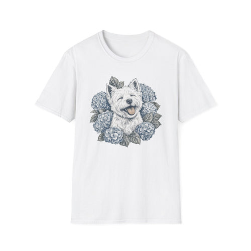 Hydrangea Westie Tee