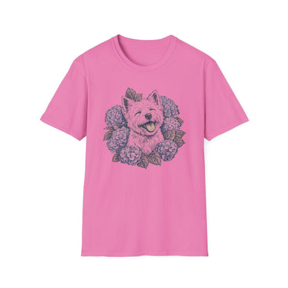 Hydrangea Westie Tee