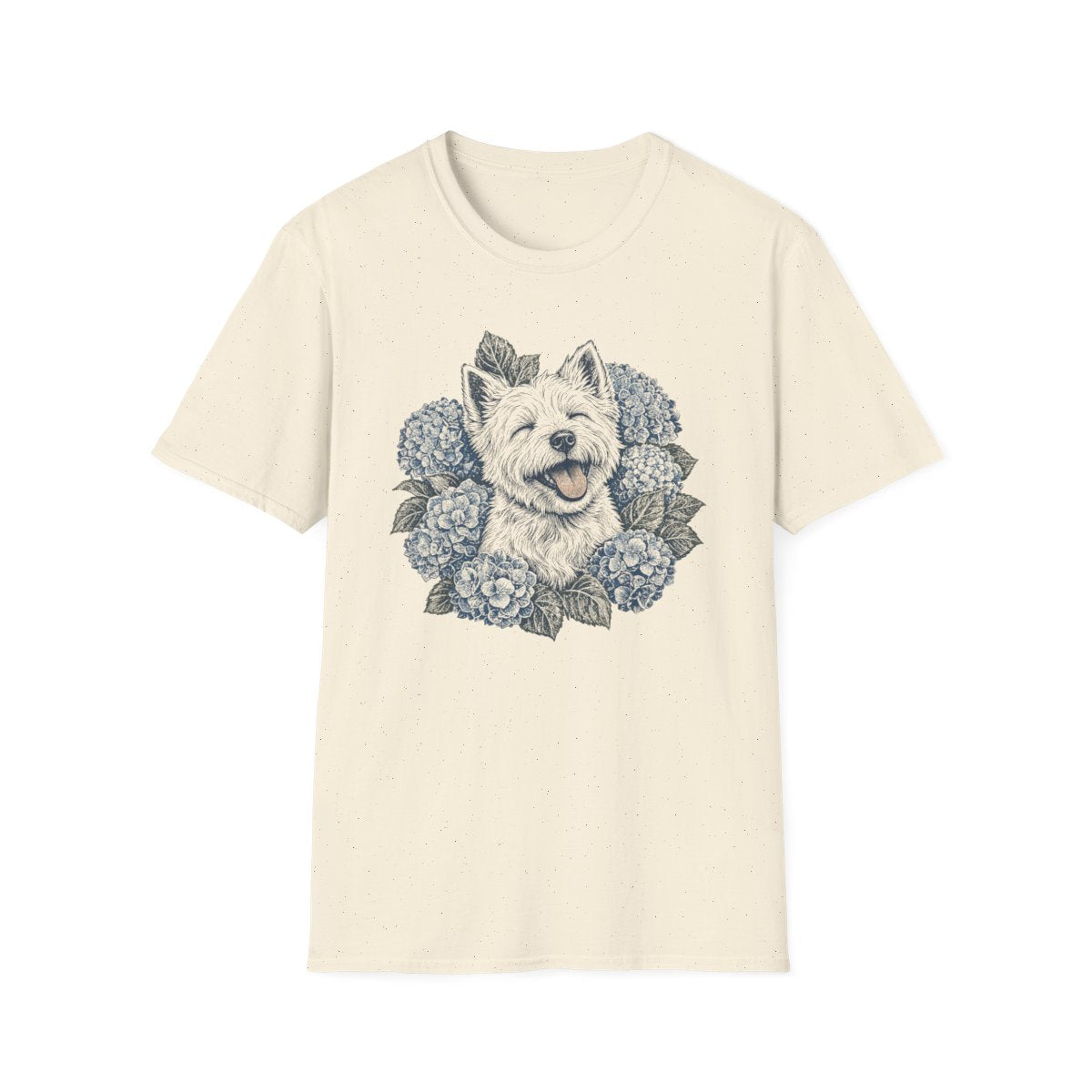 Hydrangea Westie Tee