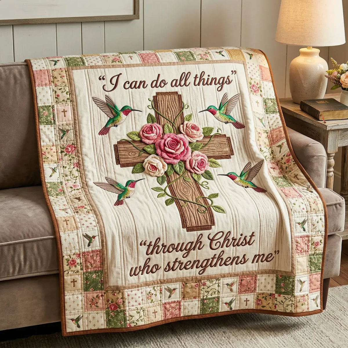 I Can Do All Things Quilt Blanket