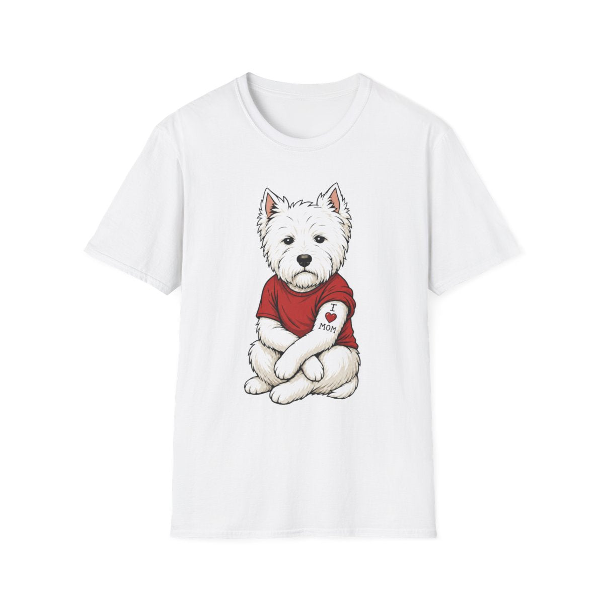 I Heart Mom Westie Tee