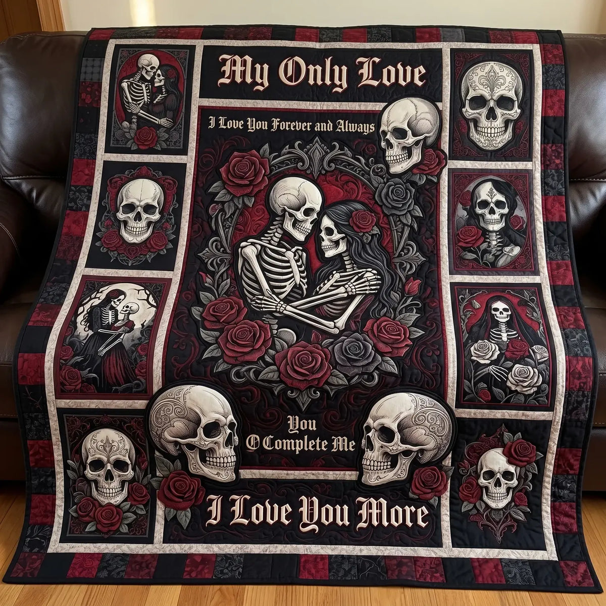 I Love You More Quilt Blanket