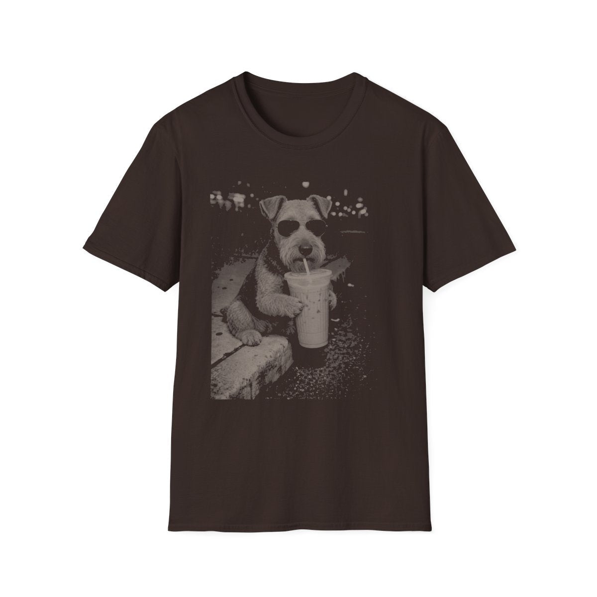 Iced Coffee Airedale Terrier Tee