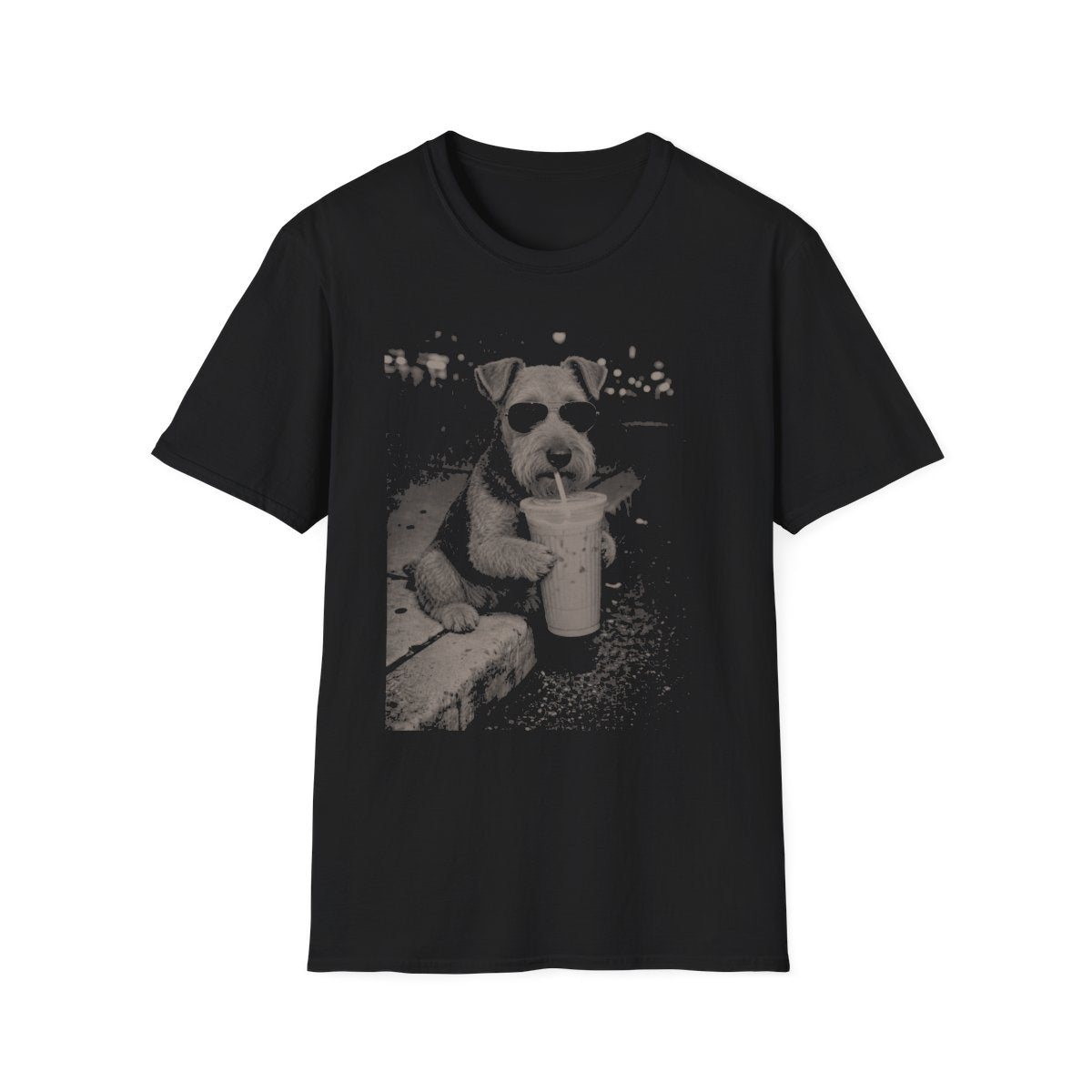 Iced Coffee Airedale Terrier Tee