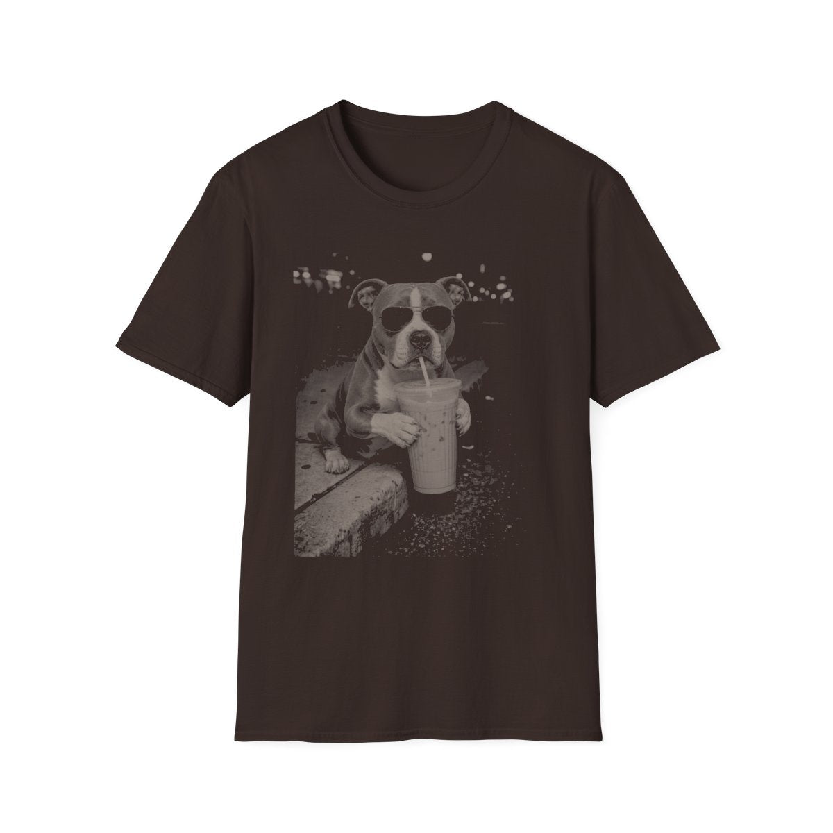 Iced Coffee American Staffordshire Terrier Tee