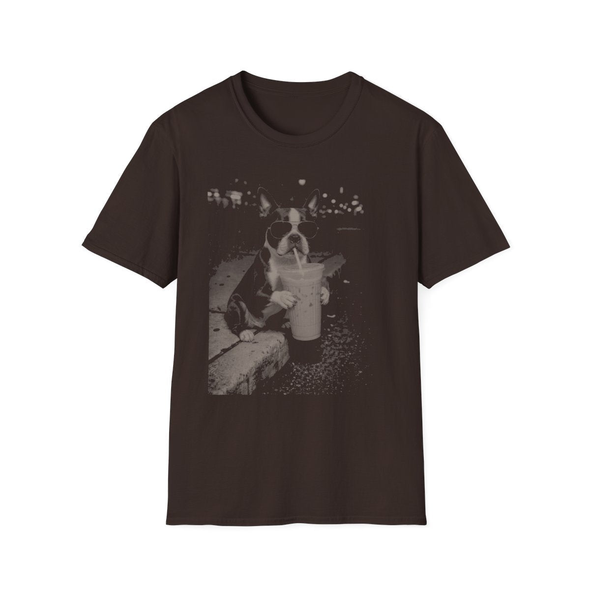 Iced Coffee Boston Terrier Tee
