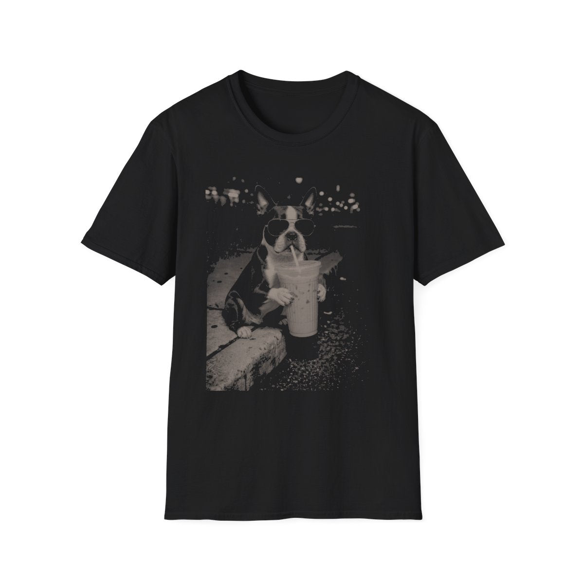 Iced Coffee Boston Terrier Tee