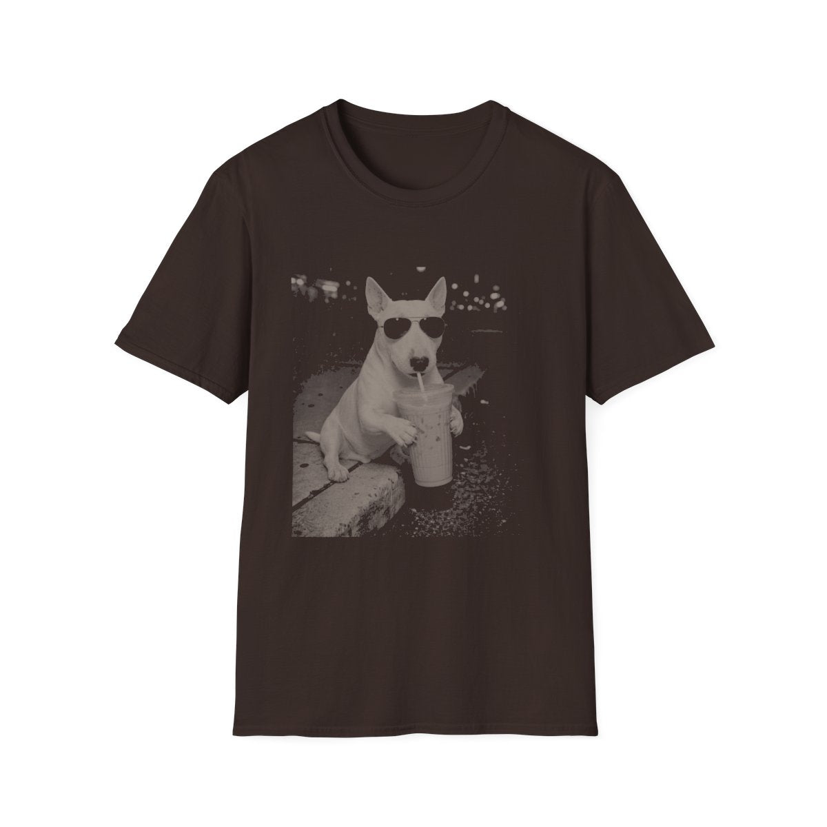 Iced Coffee Bull Terrier Tee