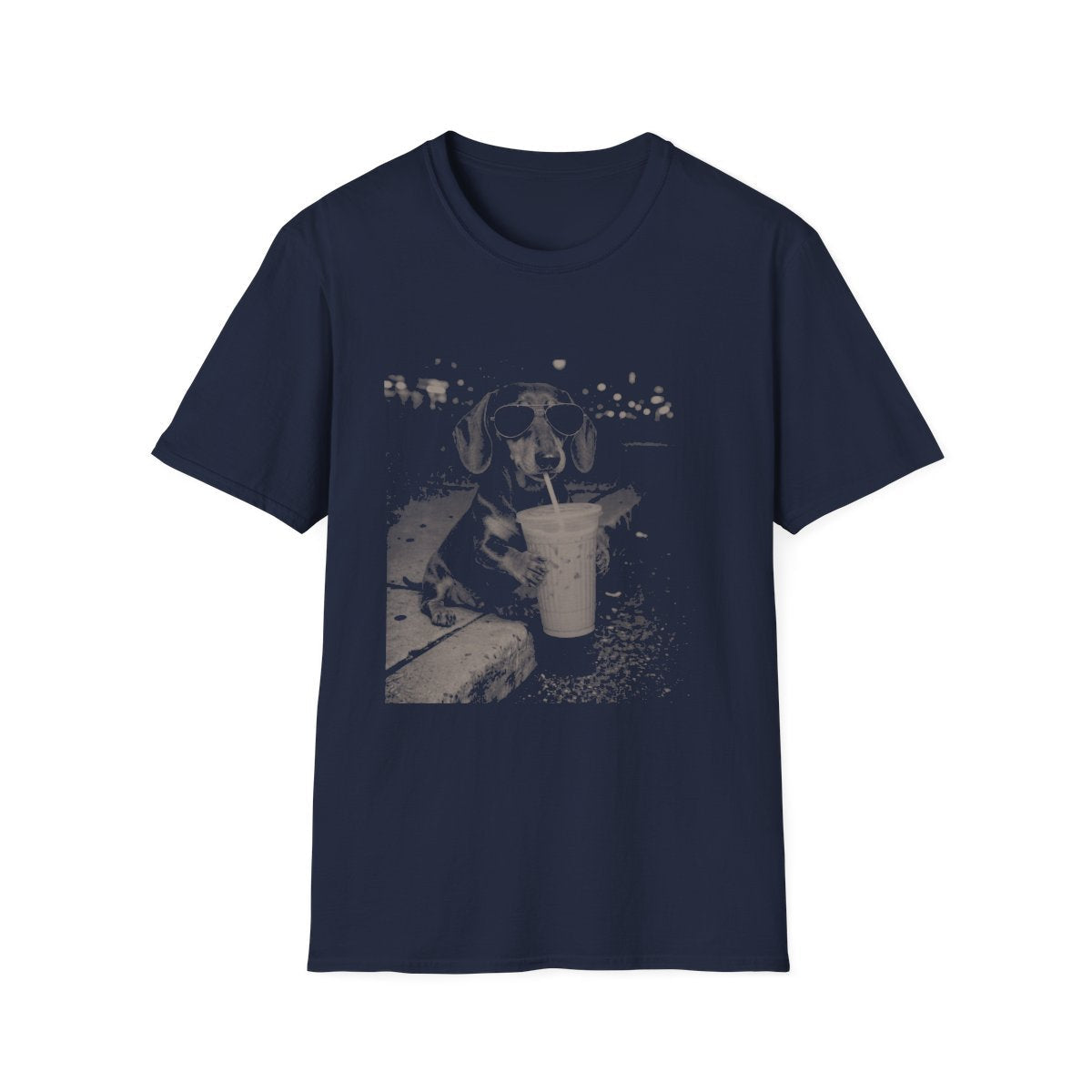 Iced Coffee Dachshund Tee