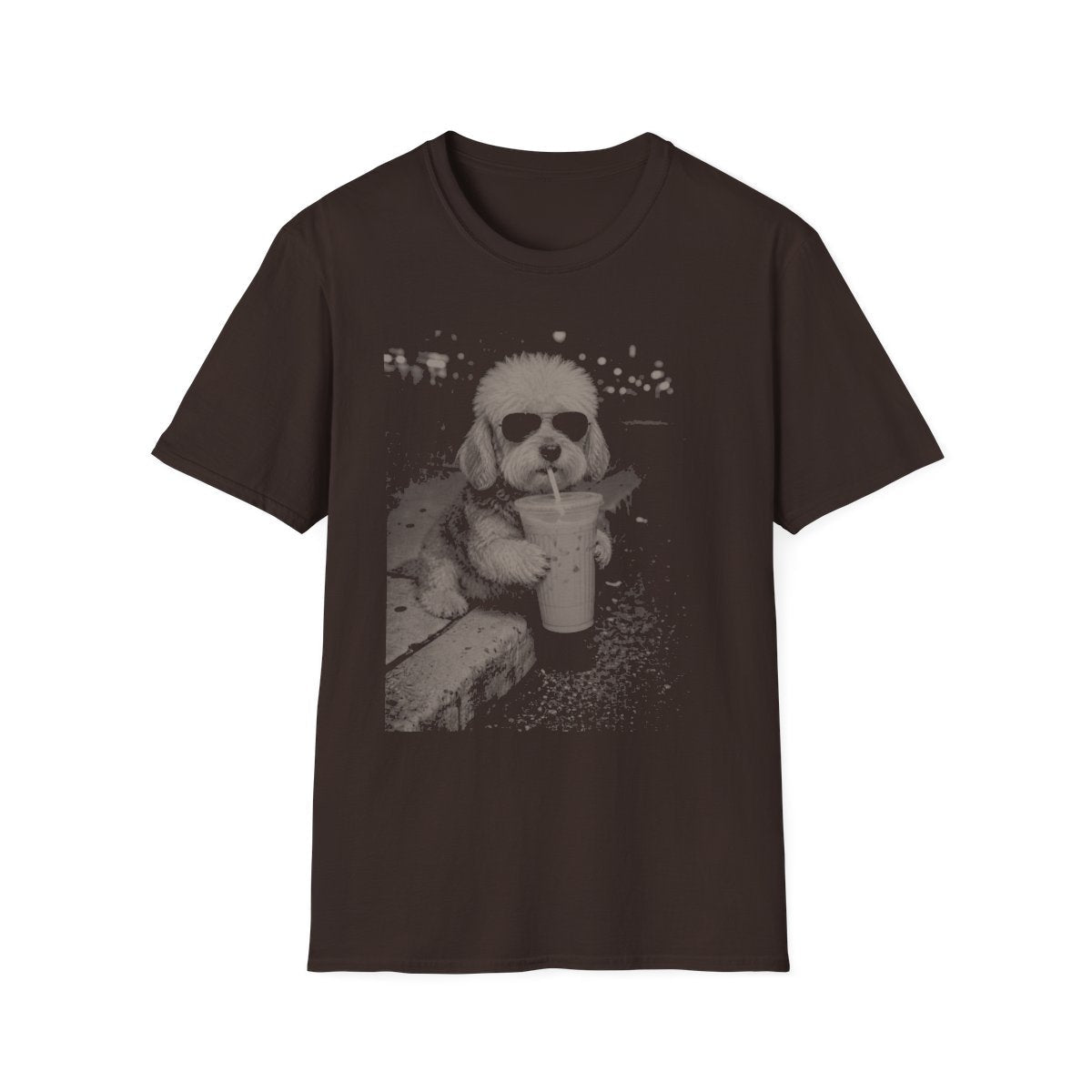 Iced Coffee Dandie Dinmont Terrier Tee