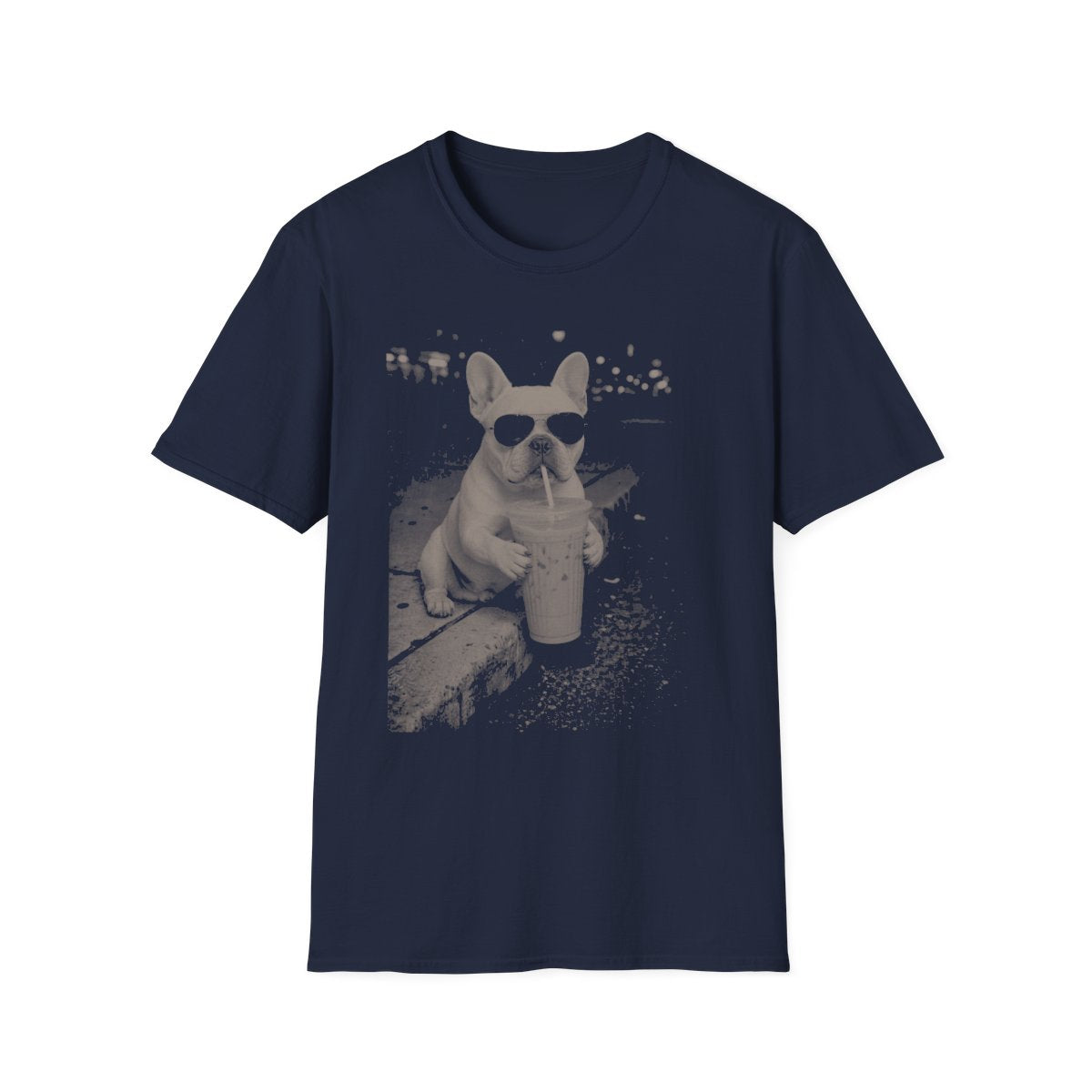 Iced Coffee French Bulldog Tee
