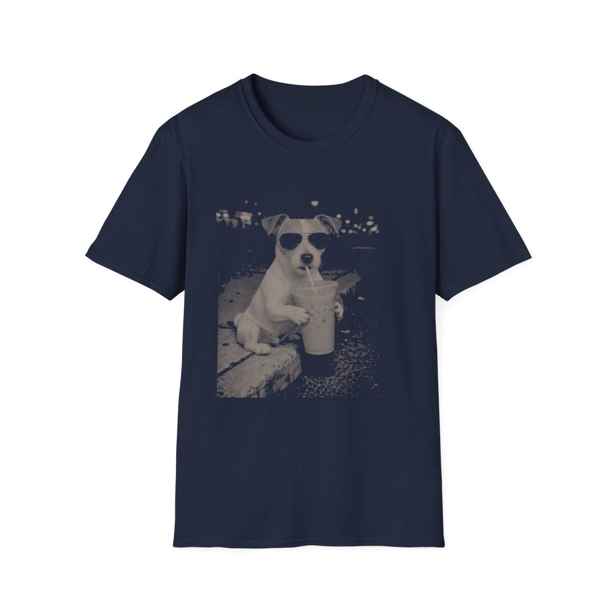Iced Coffee Jack Russell Terrier Tee