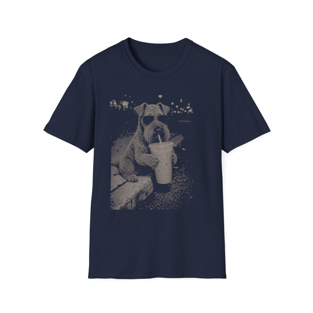 Iced Coffee Kerry Blue Terrier Tee
