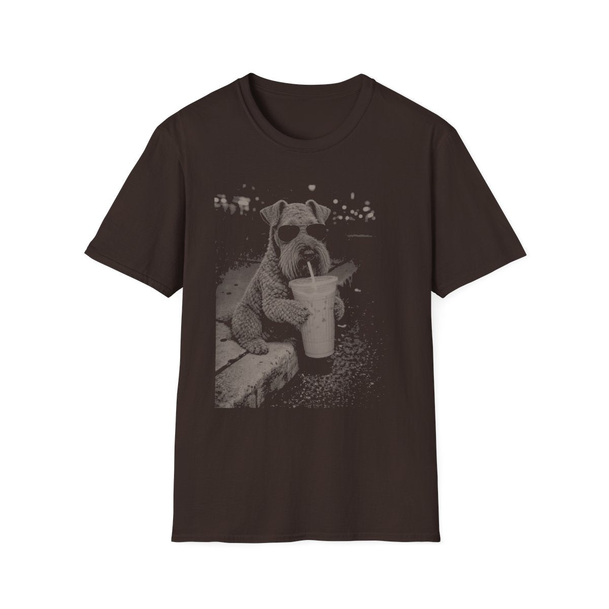 Iced Coffee Kerry Blue Terrier Tee