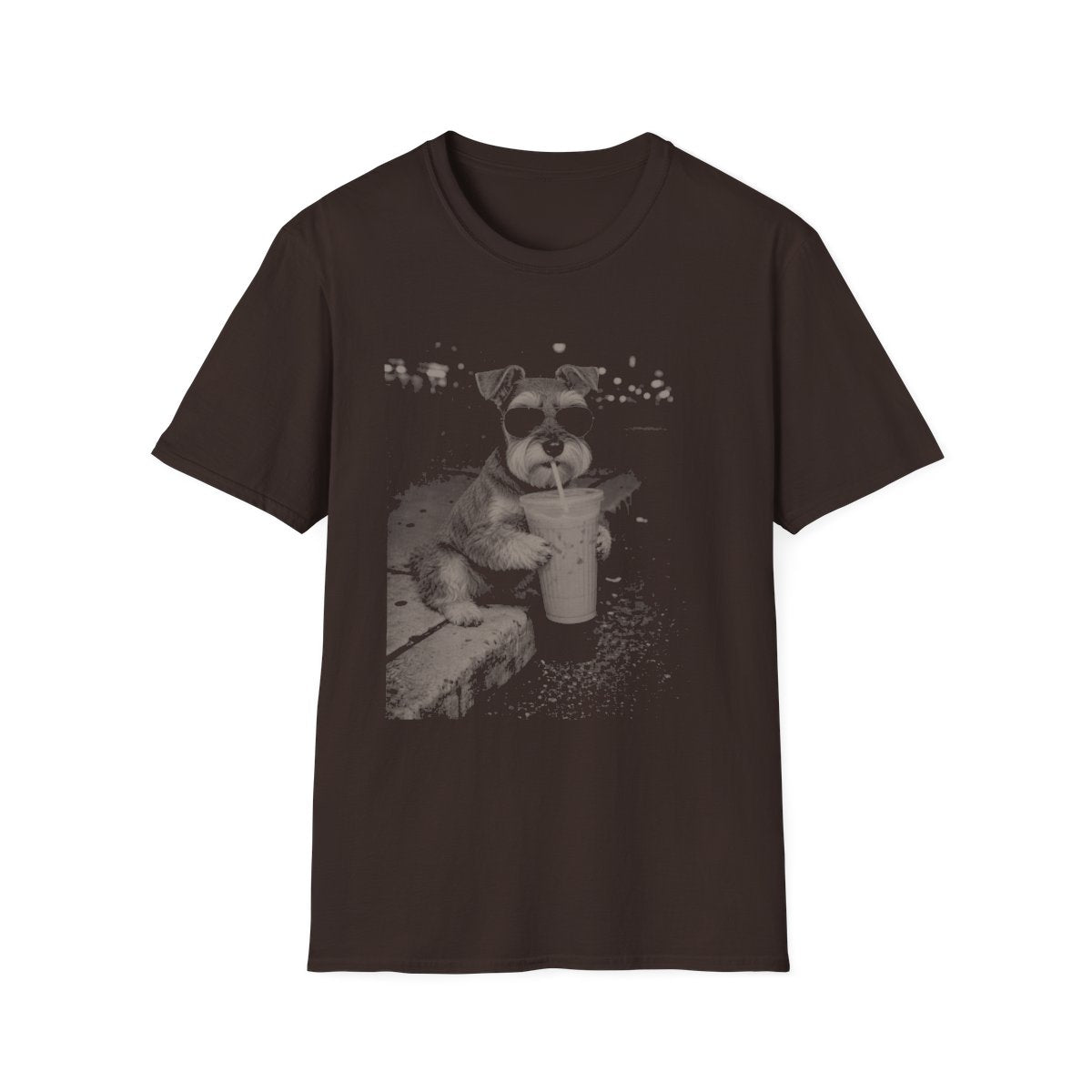 Iced Coffee Schnauzer Tee