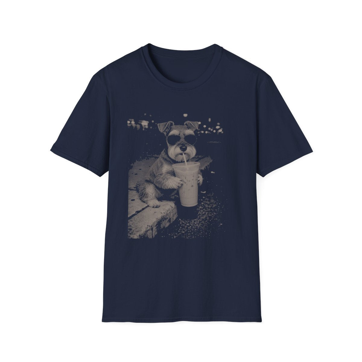 Iced Coffee Schnauzer Tee