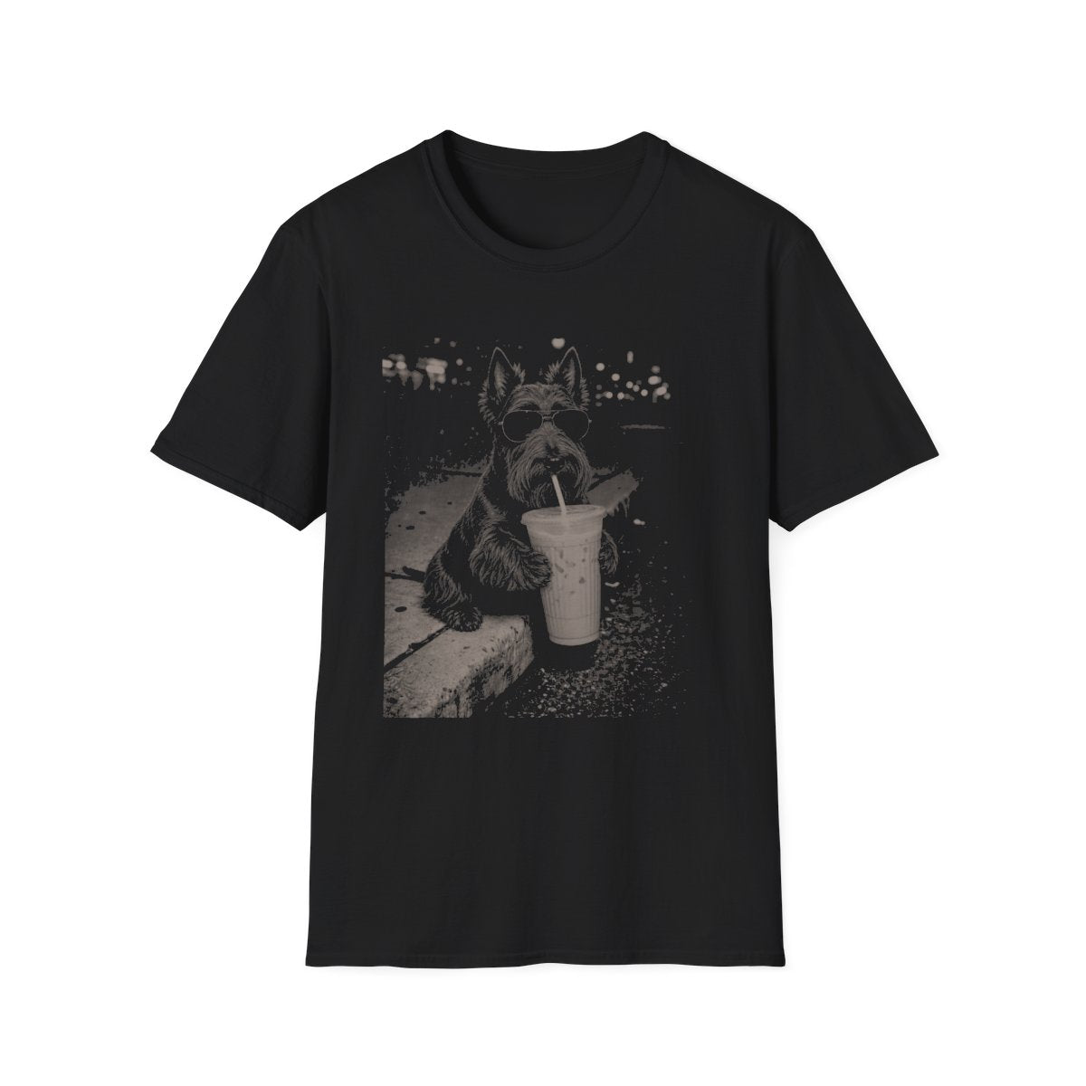 Iced Coffee Scottish Terrier Tee