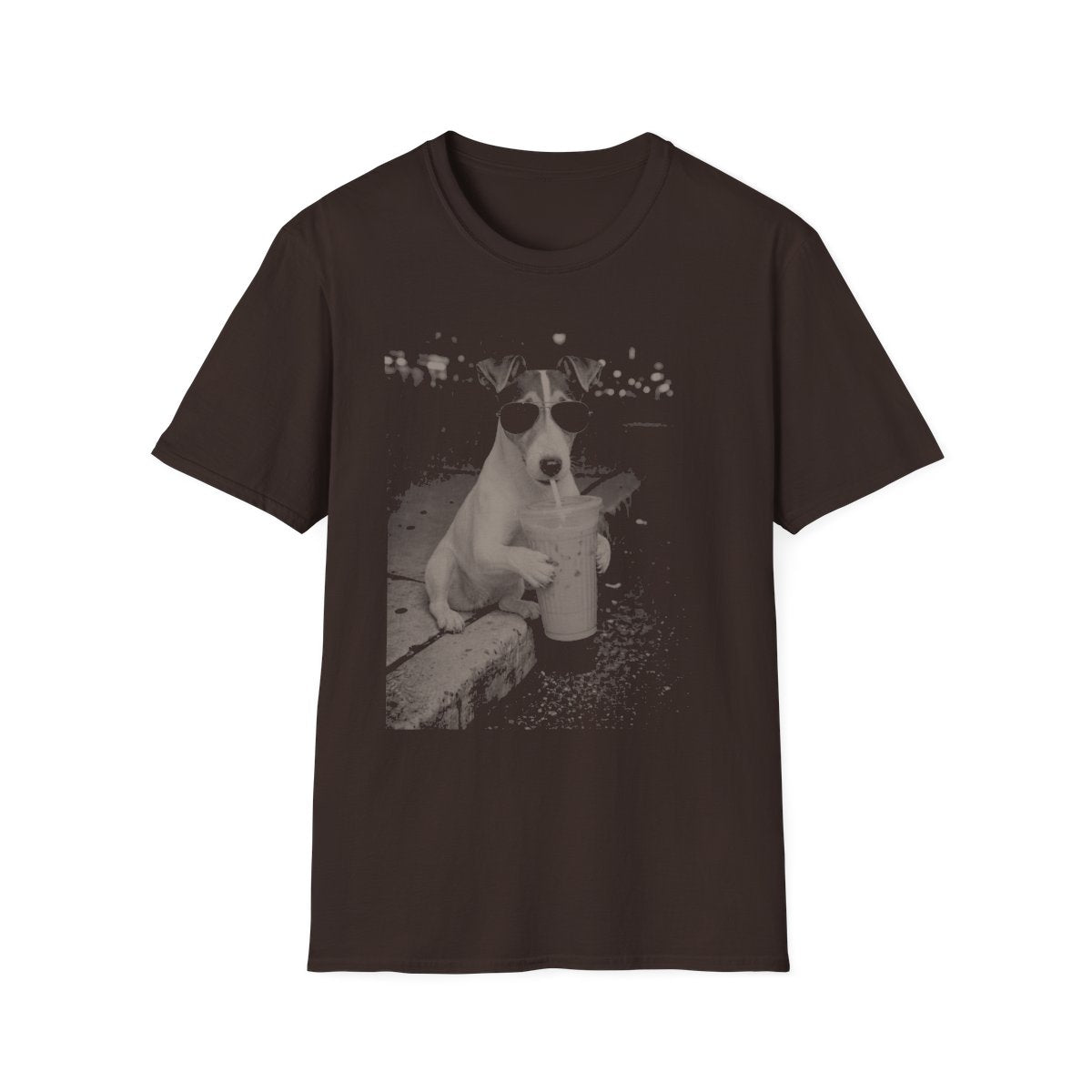 Iced Coffee Smooth Fox Terrier Tee