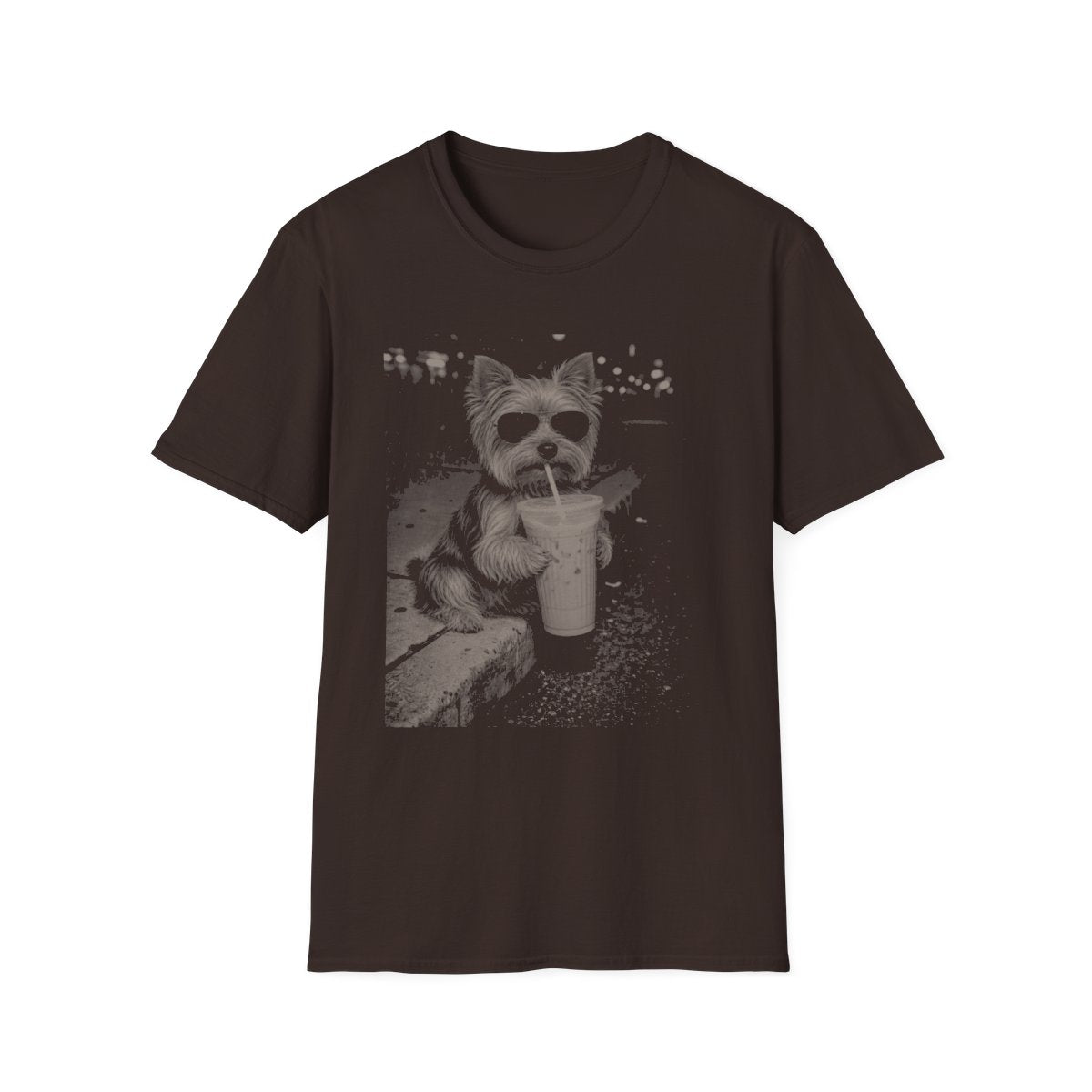 Iced Coffee Yorkshire Terrier Tee