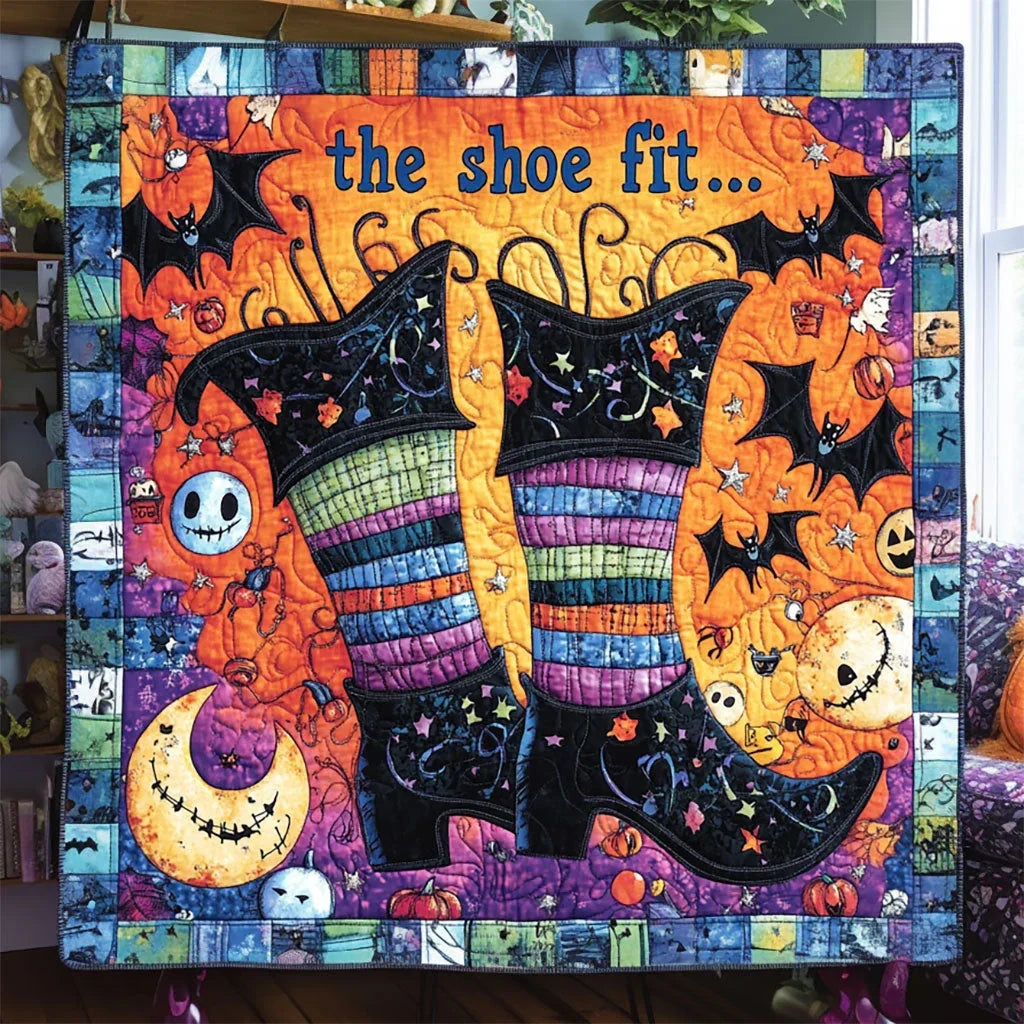 If The Shoe Fit Quilt Blanket