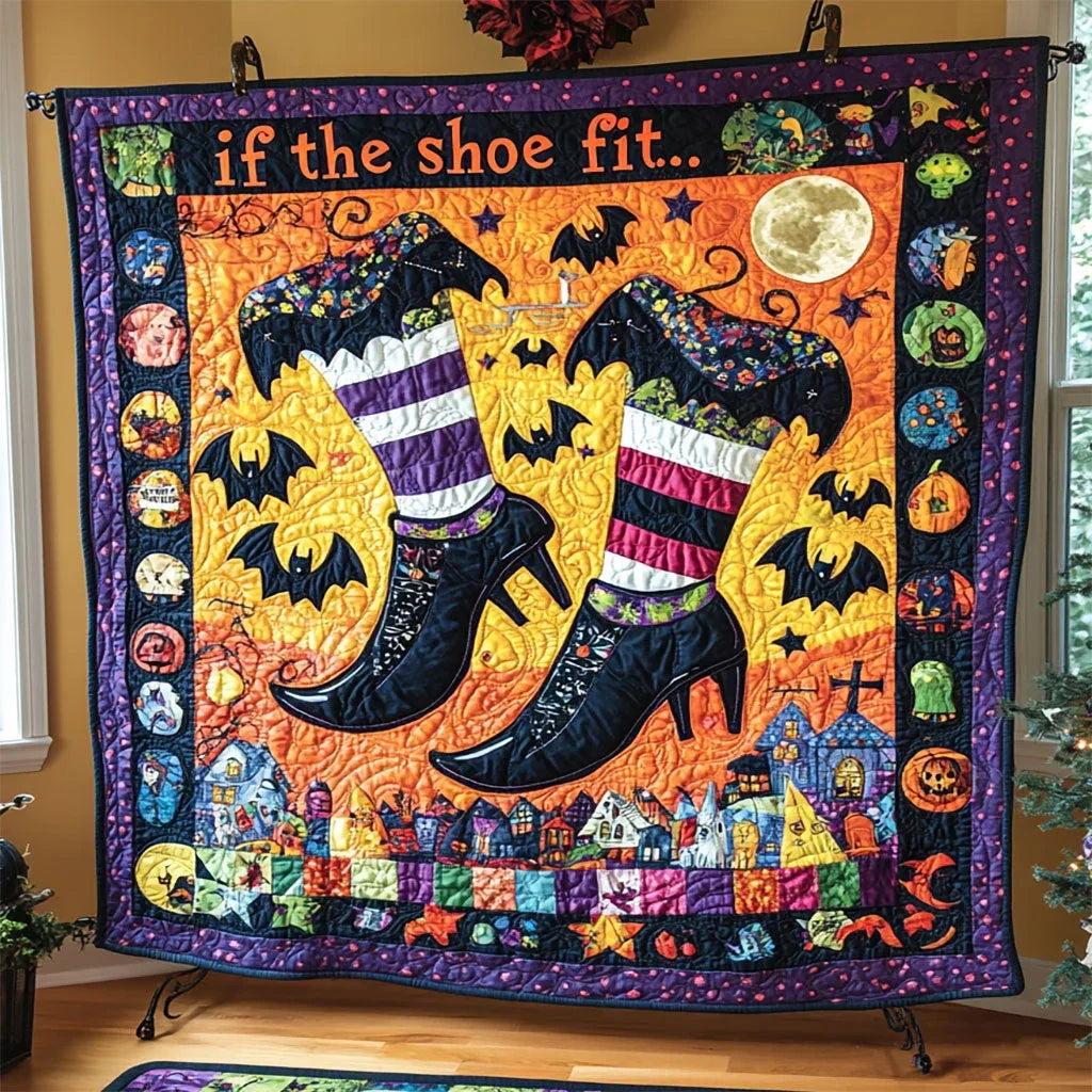 If The Shoe Fit Quilt Blanket
