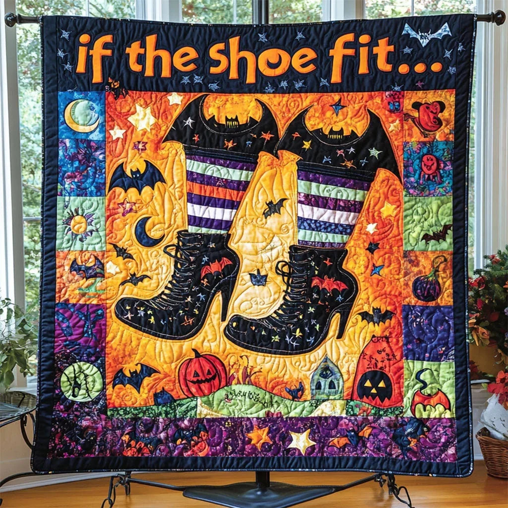 If The Shoe Fit Quilt Blanket