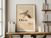 Vintage Orvis Canvas Poster - Fall Hunting 1968 Ideal Gift for Hunters & Nature Lovers