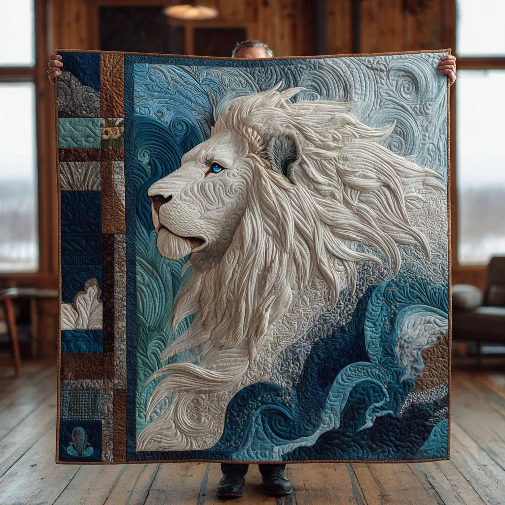Imperial Lion Quilt Blanket