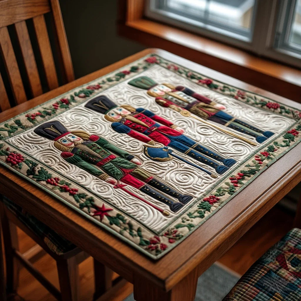 Imperial Nutcracker March Quilted Table Topper