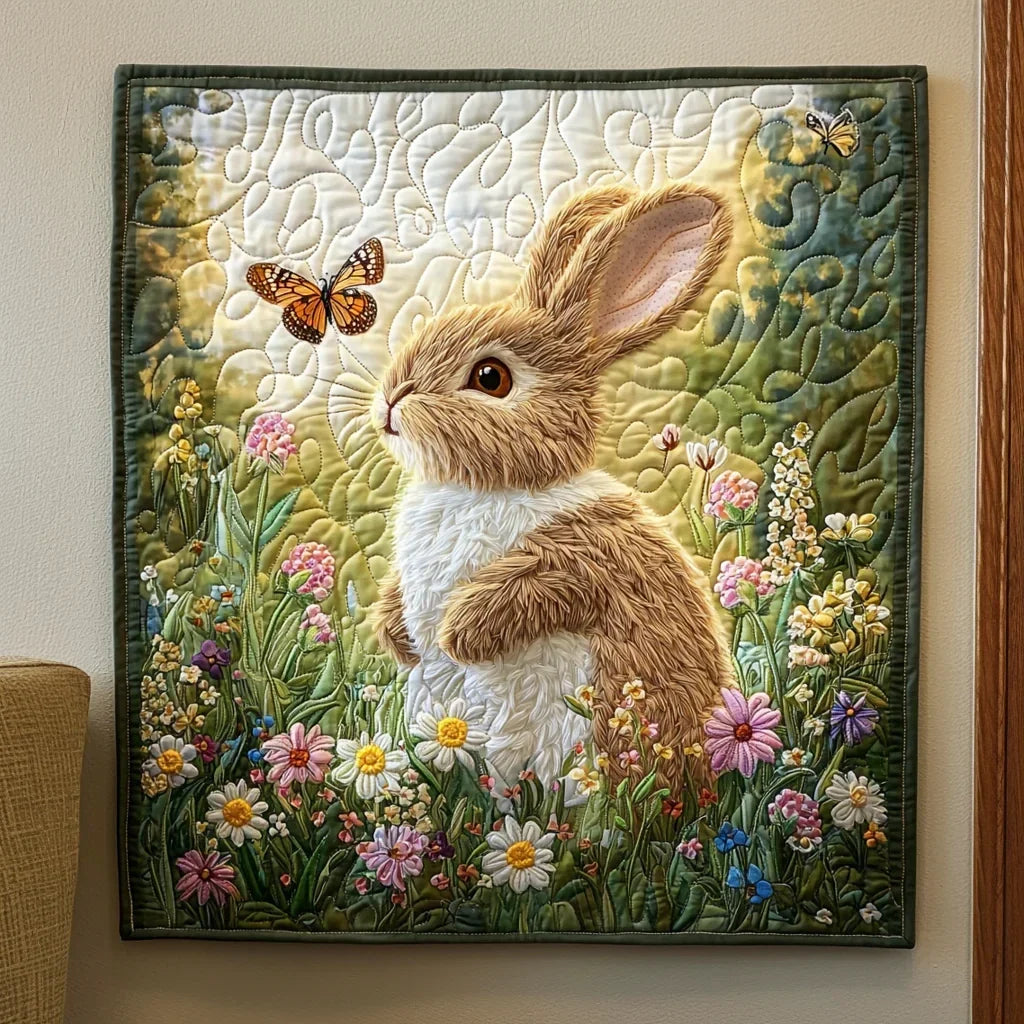 Innocent Rabbit Quilt Blanket