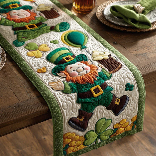 Irish Cheer Quilted Table Runner