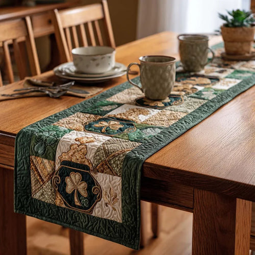 Irish Fortune Quilted Table Runner