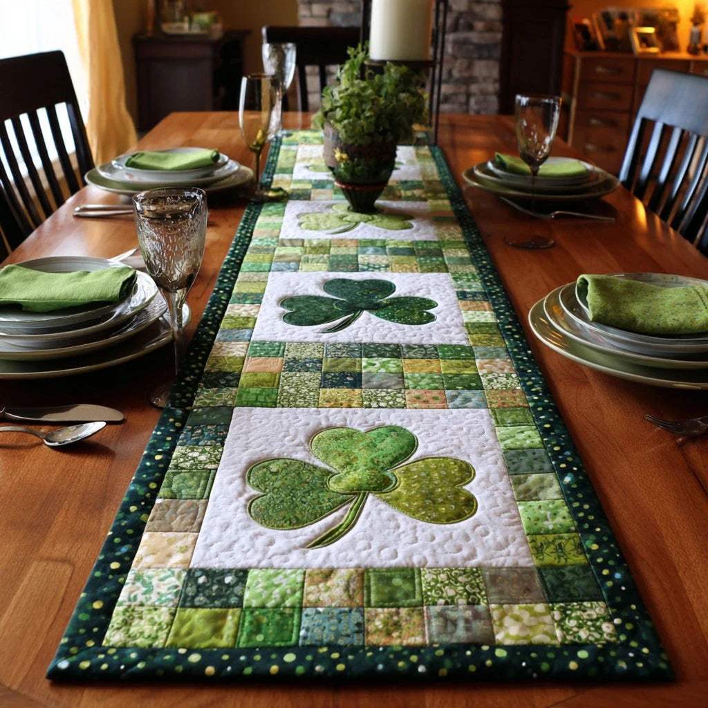 Irish Heritage Quilted Table Runner